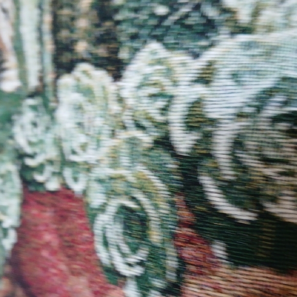 Southwestern Tapestry Wall Hanging with Cactus Design - Picture 4 of 8